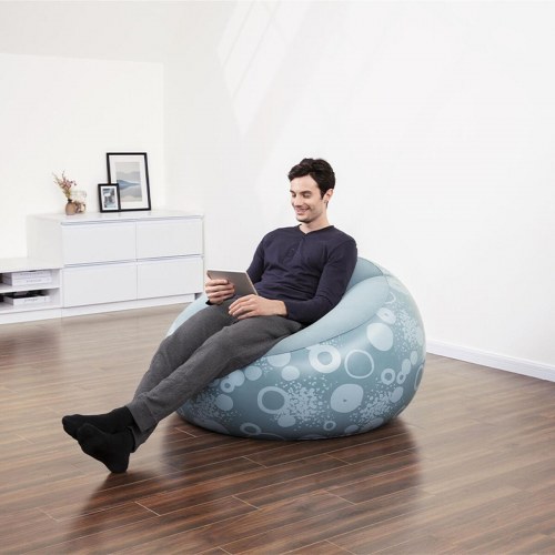 Bestway oppustelig lænestol Fashion - 112/122 × 66 cm