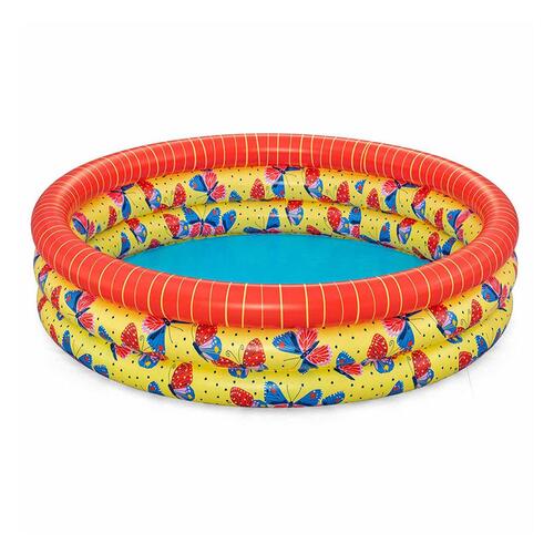 Oppustelig Pool til Børn Sommerfugle 168 x 38 cm