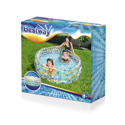 Bestway oppustelig børnepool - Tropisk, 170 × 53 cm