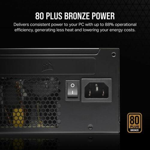 Strømforsyning Corsair 550 W 80 Plus Bronze