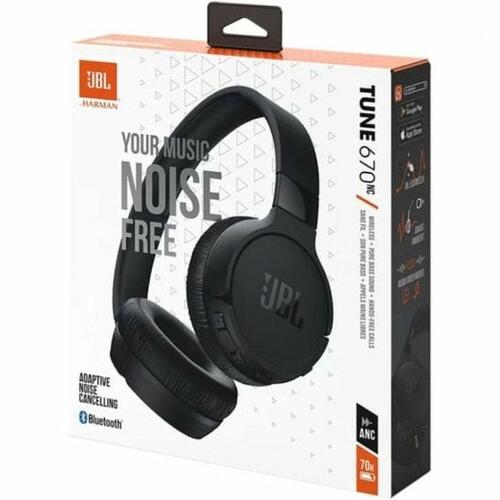 Hovedtelefoner med mikrofon JBL Tune 670NC Sort