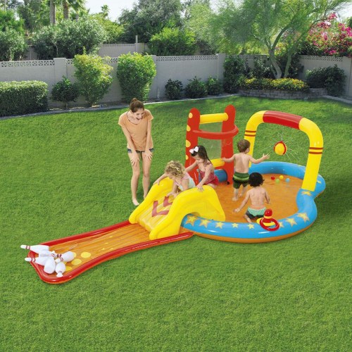 Bestway børnebassin legeplads - 435 × 213 × 117 cm