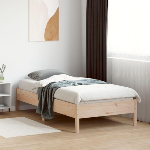 Sengeramme 75x190 cm i massivt fyrretræ