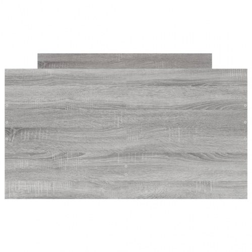 Sengeramme med 2 skuffer 75x190 cm Small Single - grå sonoma-eg