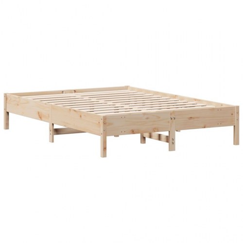 Sengeramme 160x200 cm i massivt fyrretræ - uden madras