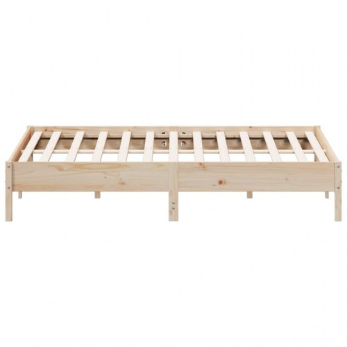 Sengeramme uden madras 180x200 cm massivt fyrretræ