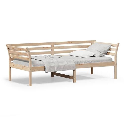 Daybed uden madras 80x200 cm massivt fyrretræ