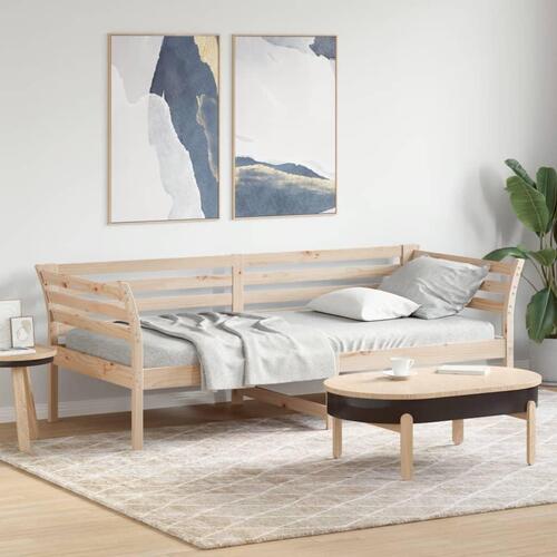 Daybed uden madras 80x200 cm massivt fyrretræ