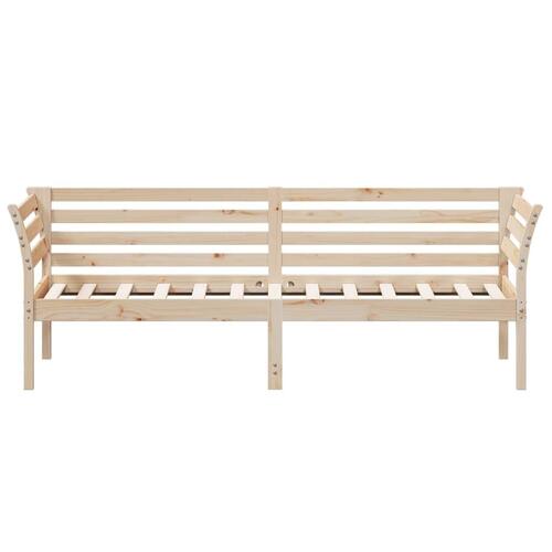 Daybed uden madras 80x200 cm massivt fyrretræ