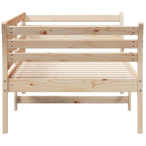 Daybed uden madras 80x200 cm massivt fyrretræ