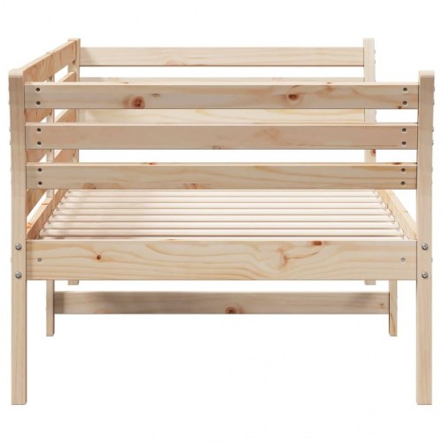 Daybed uden madras 90x190 cm massivt fyrretræ