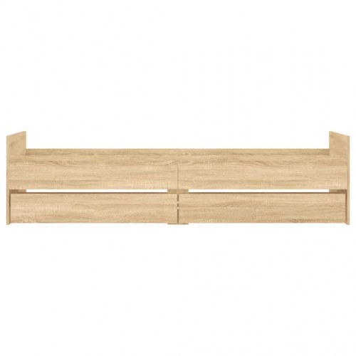 Sengeramme med skuffer 75x190 cm Small Single - sonoma-eg