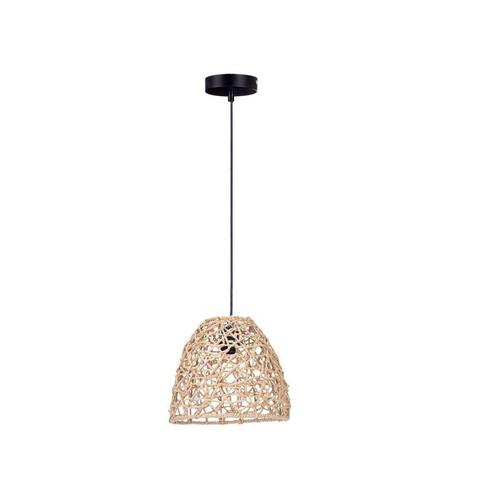 Loftslampe Natur Rattan Kegleformet 25 x 21 x 25 cm (2 enheder)