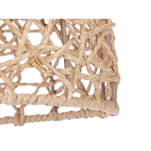 Loftslampe Natur Rattan Kegleformet 25 x 21 x 25 cm (2 enheder)
