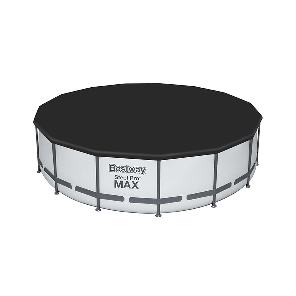 Swimmingpool Cover Sort Ø 457 Cm 1 Enheder