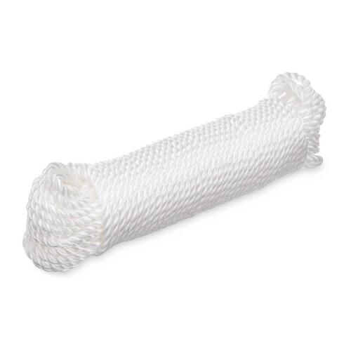 Tørresnor Hvid Plastik 20 m (24 enheder)