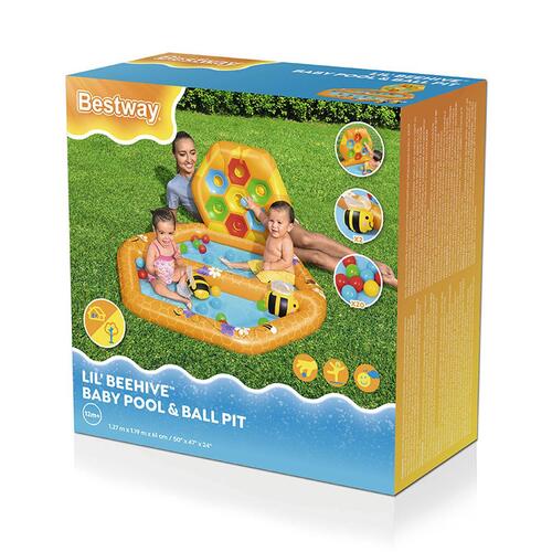 Pool med Bolde 127 x 119 x 61 cm Bi