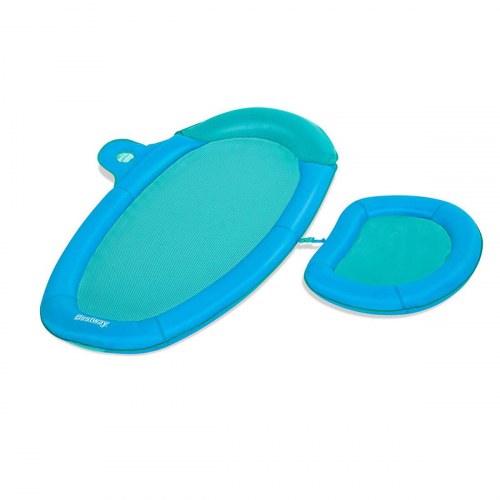 Bestway Deluxe luftmadras 171 × 94 cm - blå/multifarvet