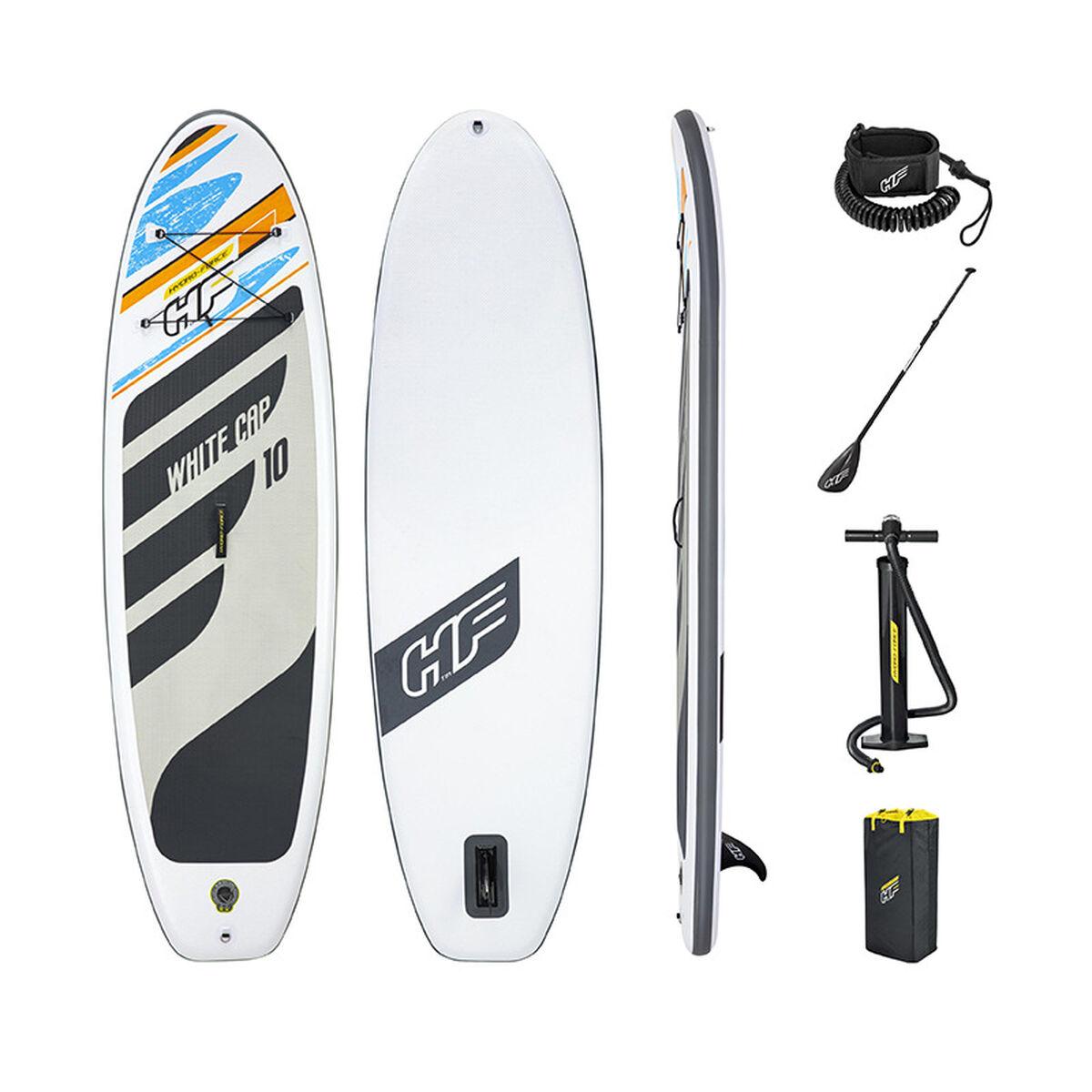 Oppustelige Paddle Surf Board Med Tilbehør Hydro Force Hvid 305