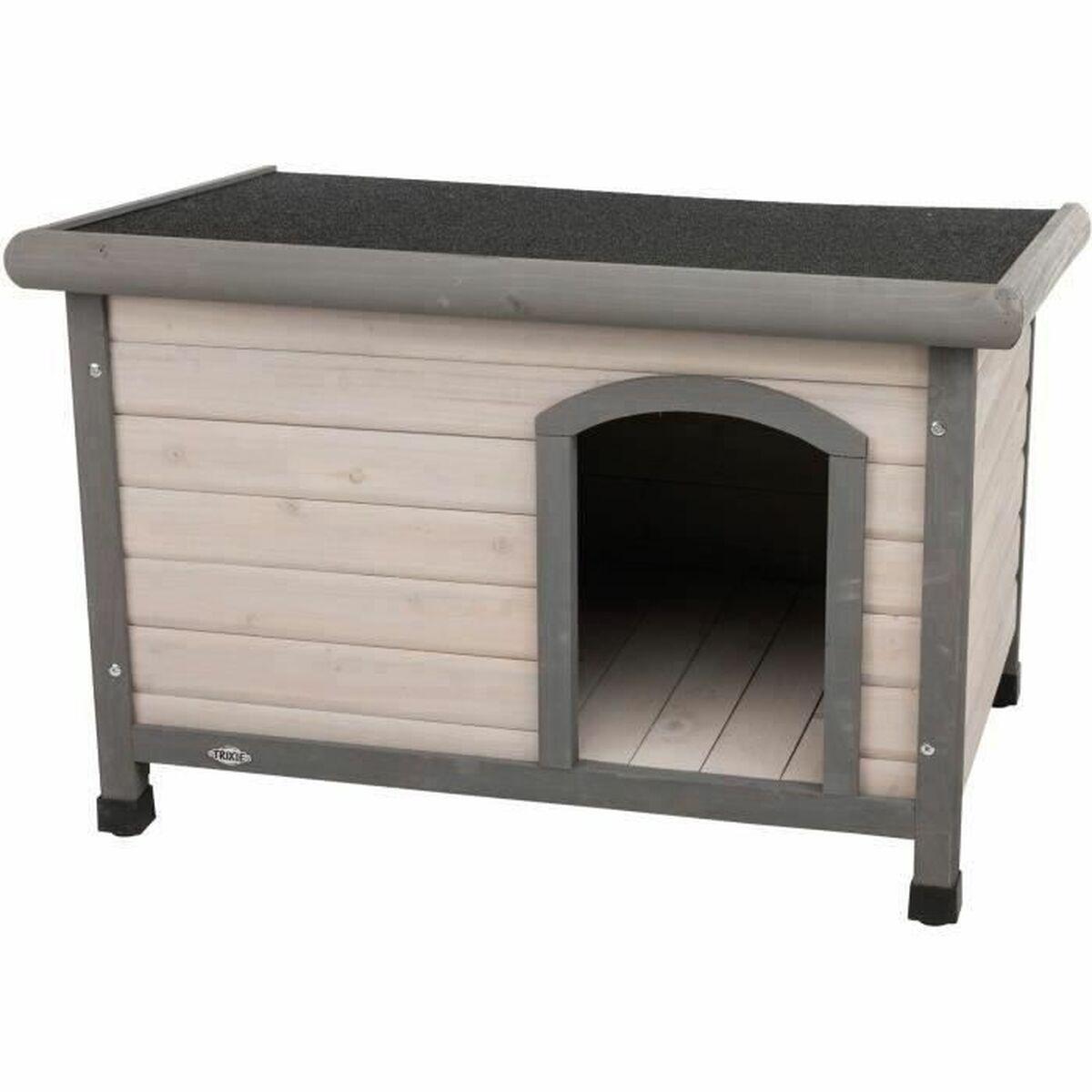 Hundehus Trixie Natura Classic - 85 × 58 × 60 cm, grå