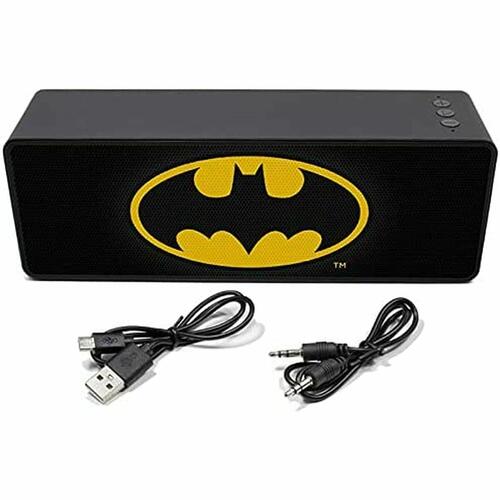 Transportable Bluetooth-højttalere DC Comics Altavoz Bt stereo 2.1 portátil inalambrico 10W Batman 001 DC negro Multifarvet