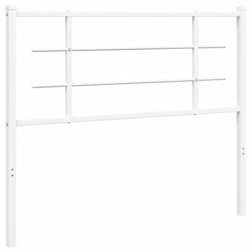 Udskiftningsgavl i metal 107 cm - hvid