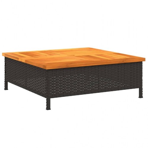 Skjuler til parasolfod 70 x 70 x 25 cm - sort/brun