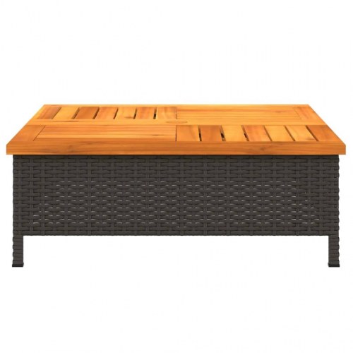 Skjuler til parasolfod 70 x 70 x 25 cm - sort/brun
