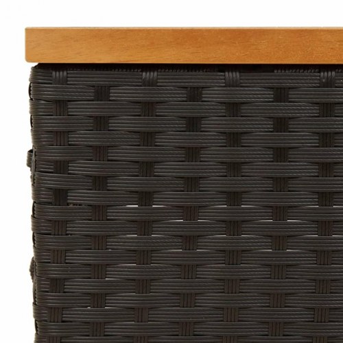 Skjuler til parasolfod 70 x 70 x 25 cm - sort/brun