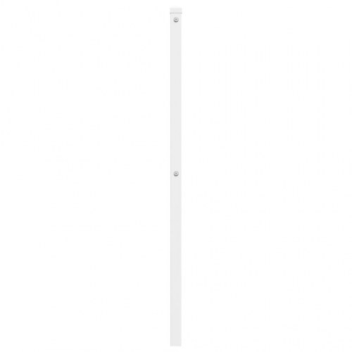 Sengegavl i metal 75 cm - hvid