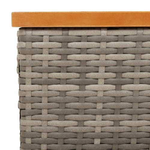 Skjuler til parasolfod med bordplade 70 x 70 x 25 cm - grå