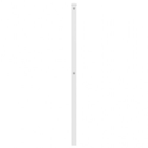 Udskiftningsgavl i metal 160 cm - hvid