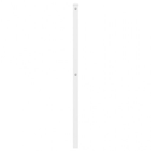 Udskiftningsgavl i metal 180 cm - hvid