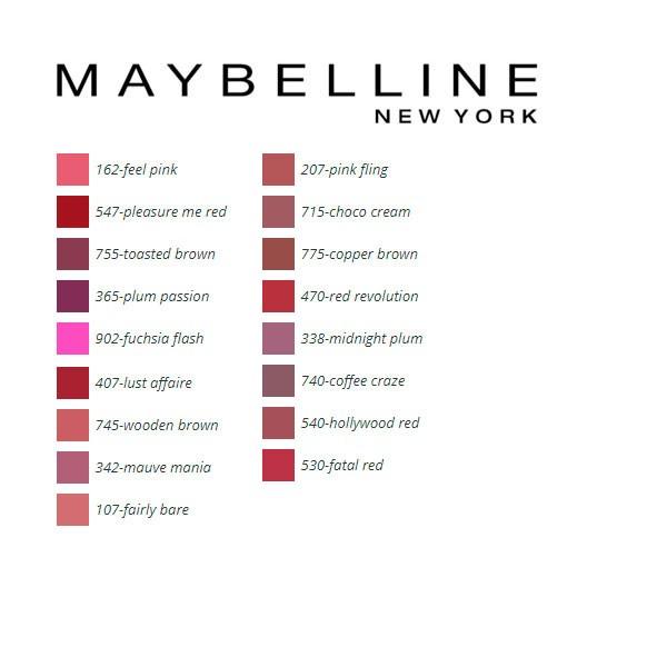 Læbestift Color Sensational Maybelline 207-pink fling