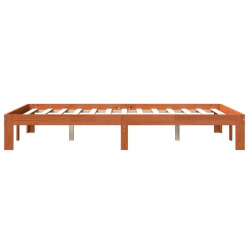 Sengeramme i massivt fyr 140x200 cm - gyldenbrun