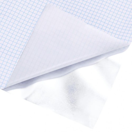 Selvklæbende folie til møbler 90x500 cm PET sølvfarvet