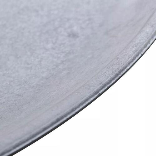 Sidebord rundt betonlook grå