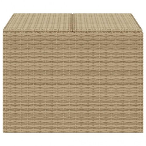 Opbevaringsboks til haven 291 l i polyrattan - beige