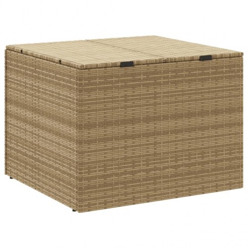 Opbevaringsboks til haven 291 l i polyrattan - beige