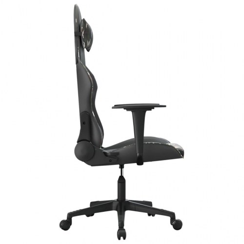 Gamingstol med massagefunktion i kunstlæder - sort/camouflage