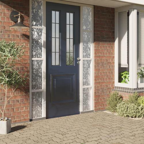 Vinduesfolie 45x500 cm blomstret mønster PVC matteret