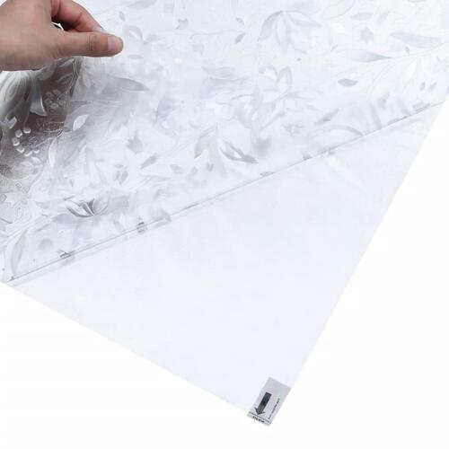 Vinduesfolie 45x500 cm blomstret mønster PVC matteret