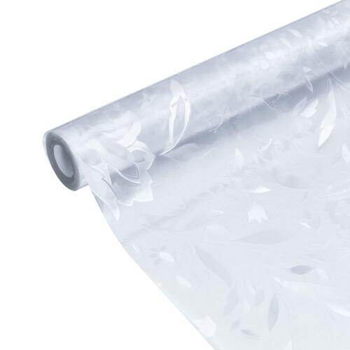 Vinduesfolie 45x500 cm blomstret mønster PVC matteret