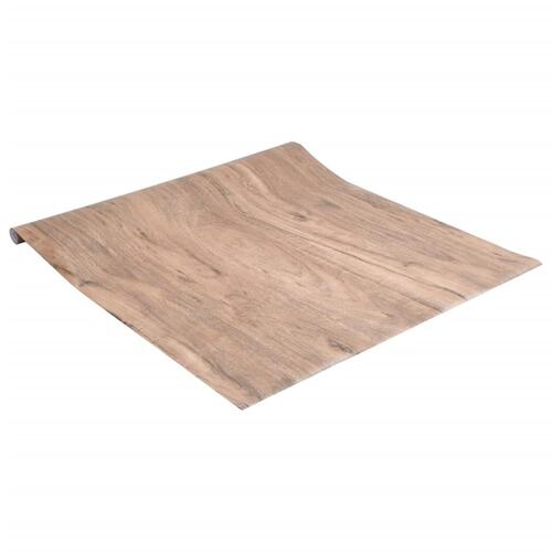 Selvklæbende folie til møbler 90x500 cm PVC trælook