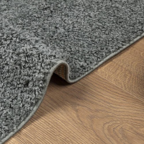 Shaggy gulvtæppe PAMPLONA 100x200 cm høj luv grøn
