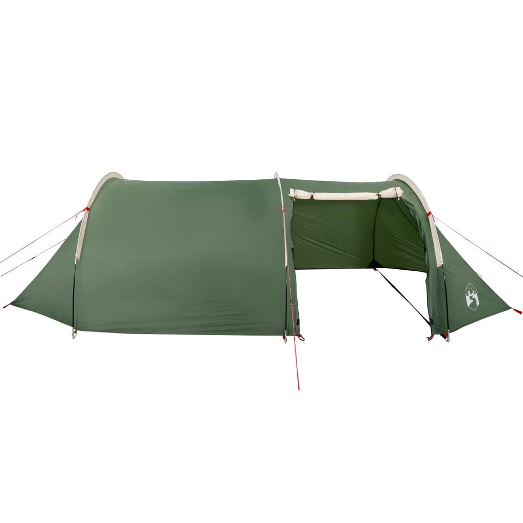 4-personers campingtelt vandafvisende grøn