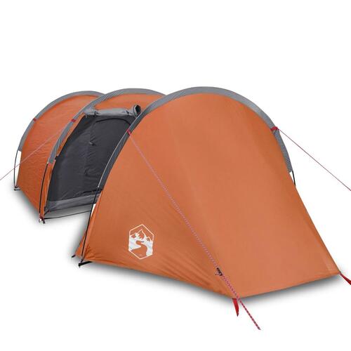 4-personers campingtelt vandafvisende orange