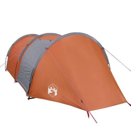 4-personers campingtelt vandafvisende orange