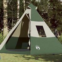 7-personers campingtelt vandafvisende grøn