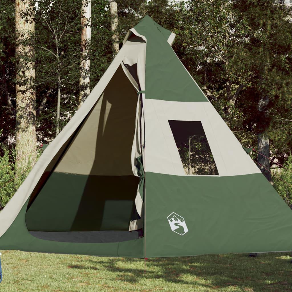 7-personers Campingtelt Vandafvisende Grøn